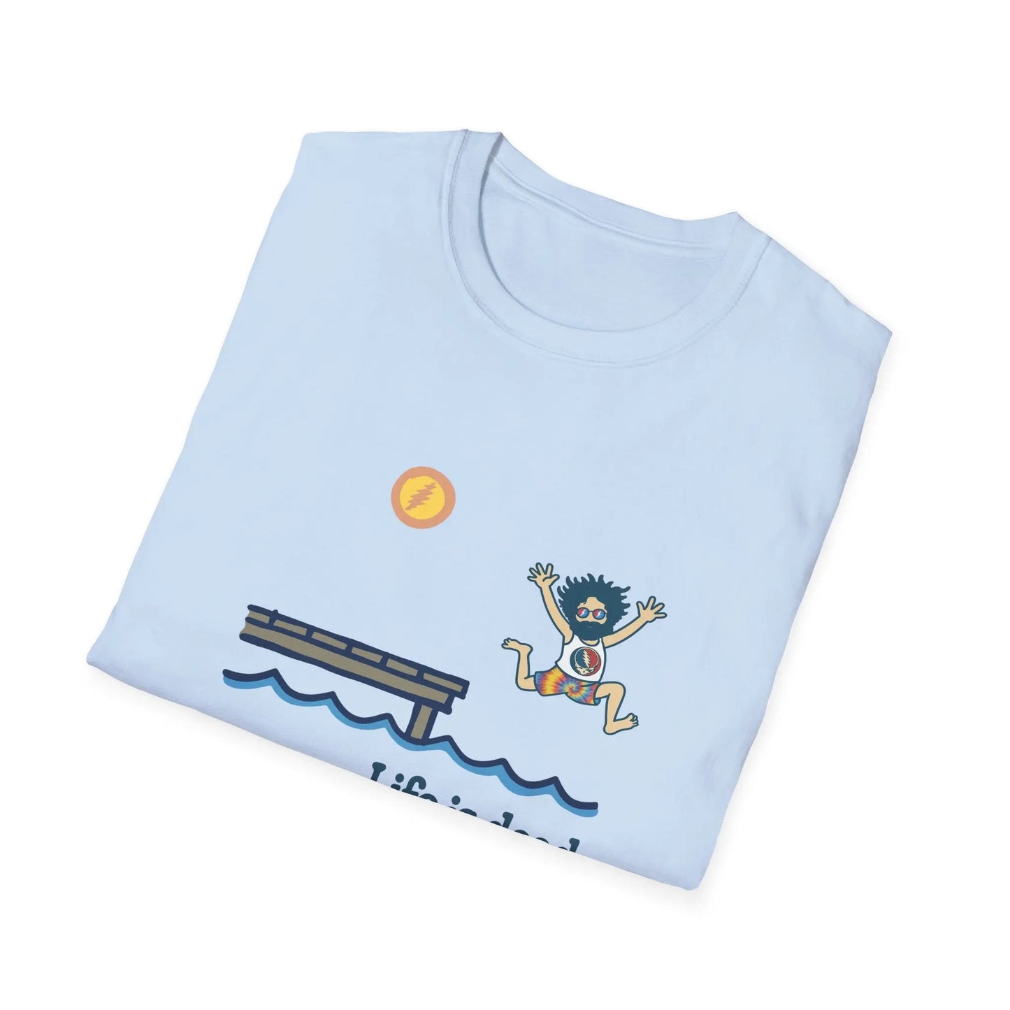 Life is dead.® Jerry's Playin' At the Lake Grateful Dead T-Shirt