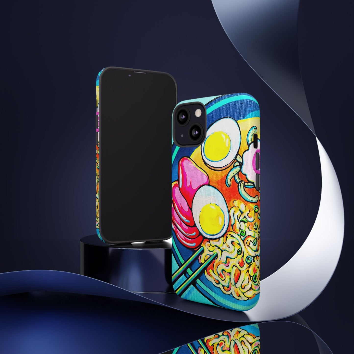 Neon Ramen Tough Phone Case