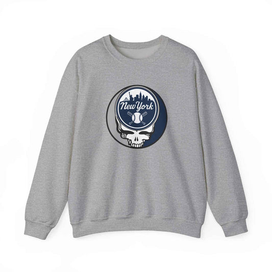 New York Yankees Original Stealie Grateful Dead Crewneck Grateful Dead Sweatshirt