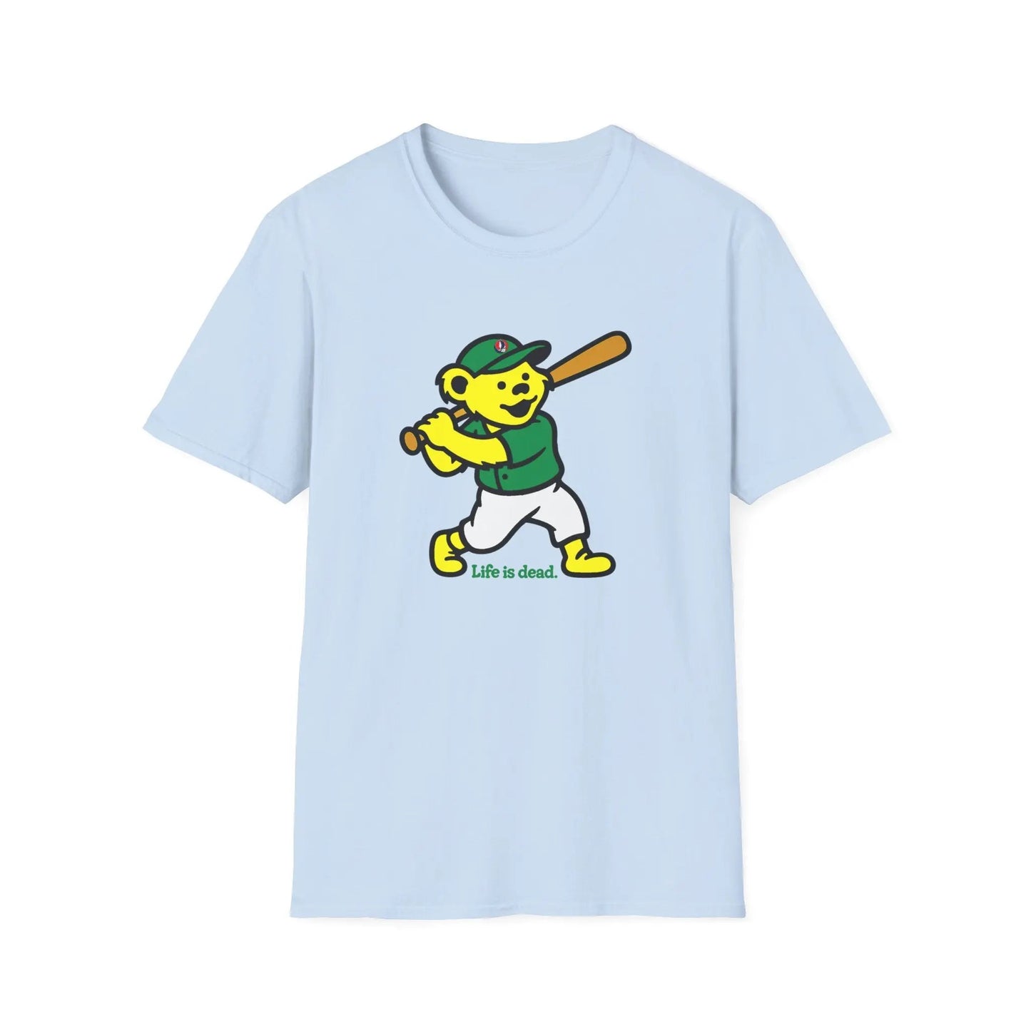 Baseball Edition Dancing Bear - Life is dead.® Grateful Dead T-Shirt