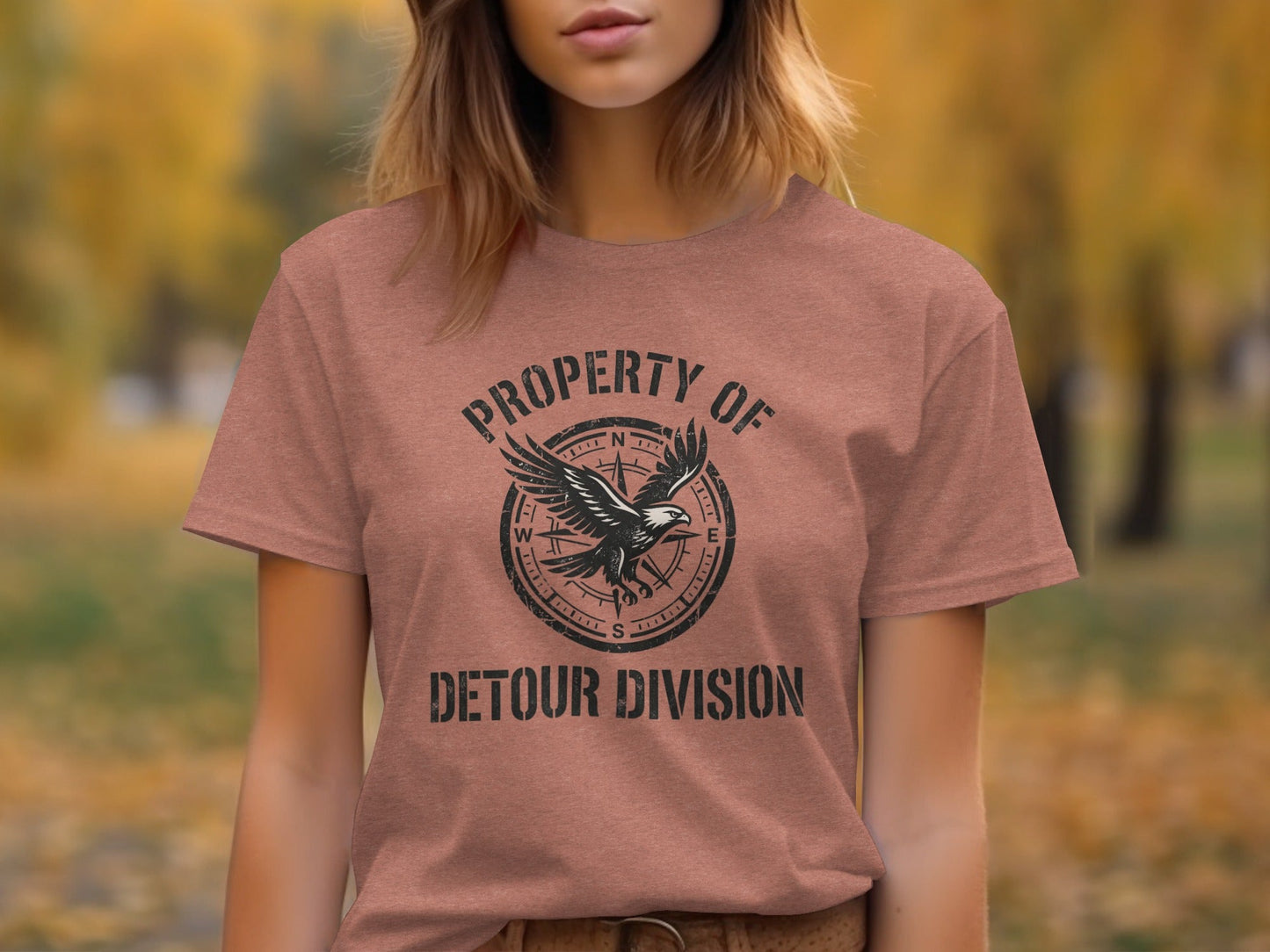 Rugged Detour Division Compass Eagle Tee Wilderness Shirt