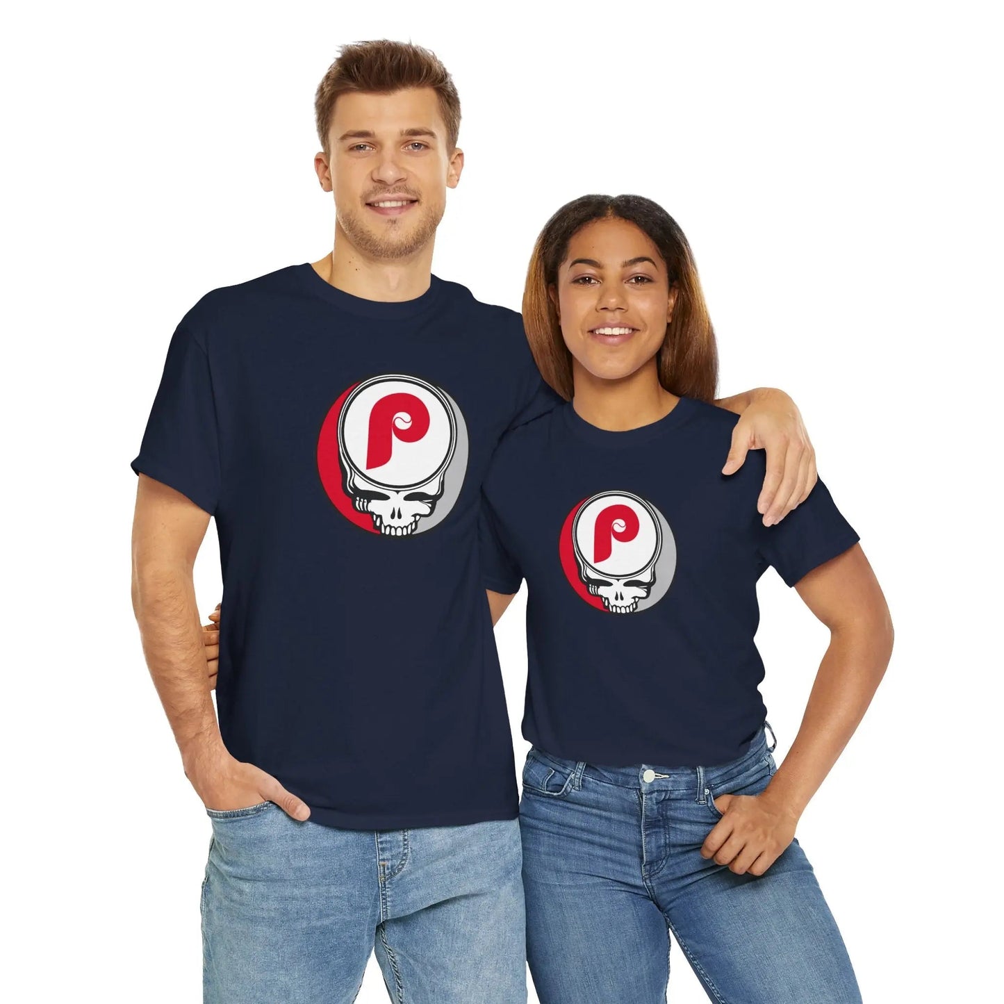 Philadelphia Phillies Logo Stealie Grateful Dead T-Shirt