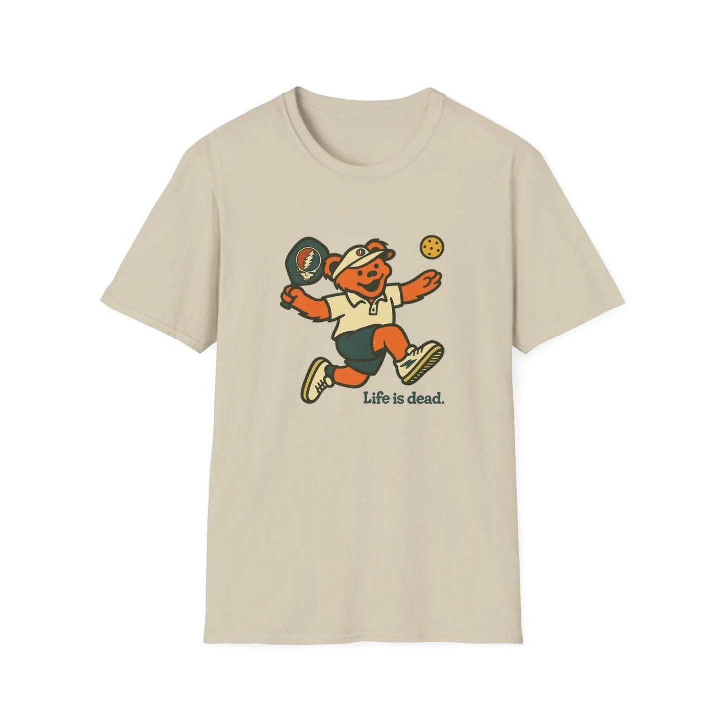 Pickleball Bear - Life is dead.® Grateful Dead T-Shirt