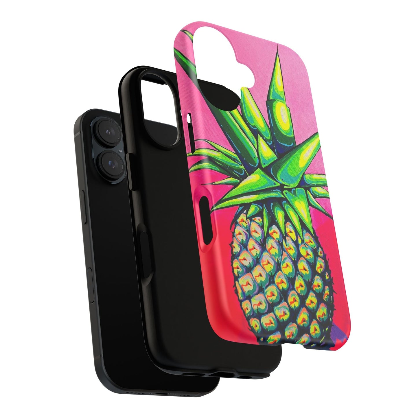 Neon Pineapple Tough Phone Case