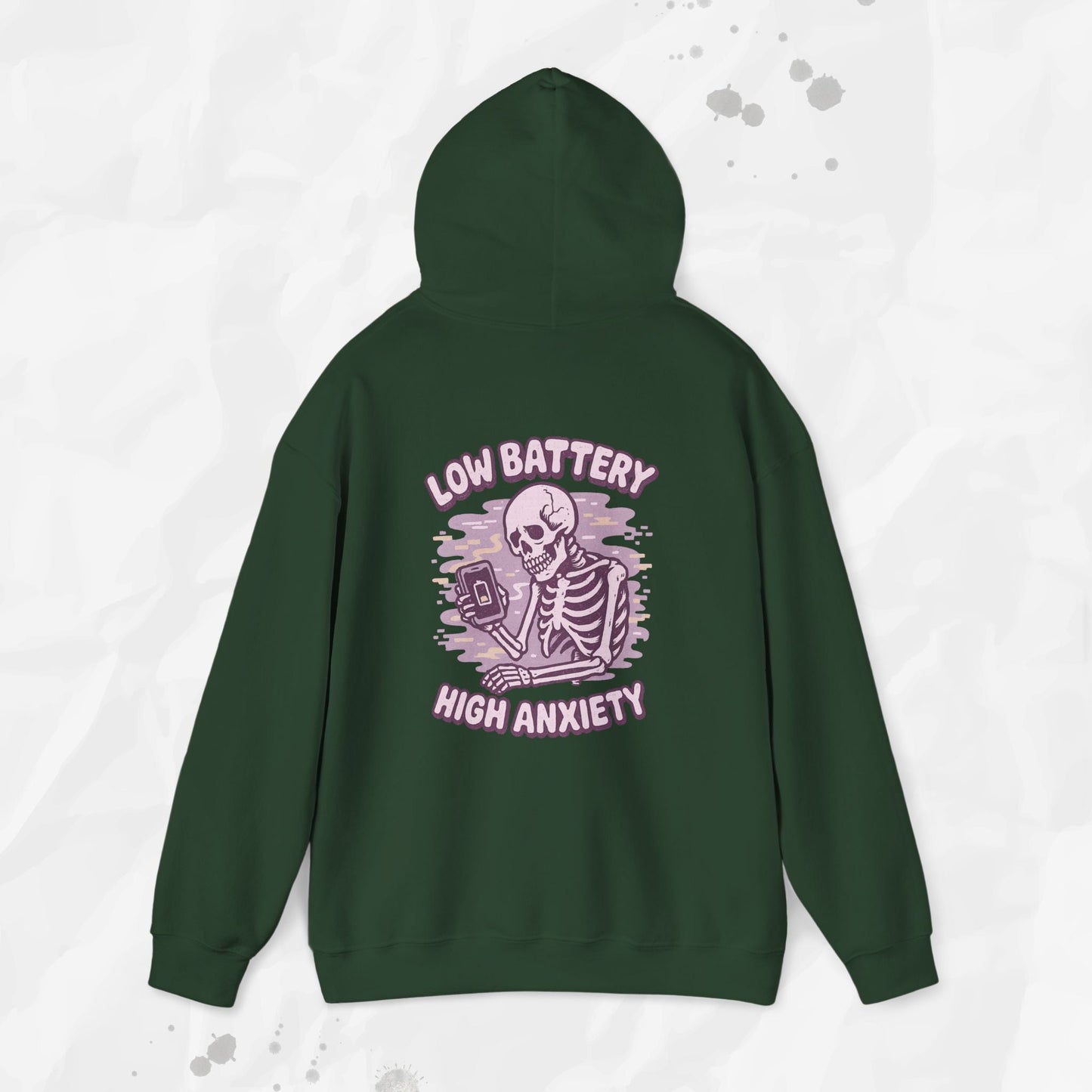 Low Battery, High Anxiety - Hoodie