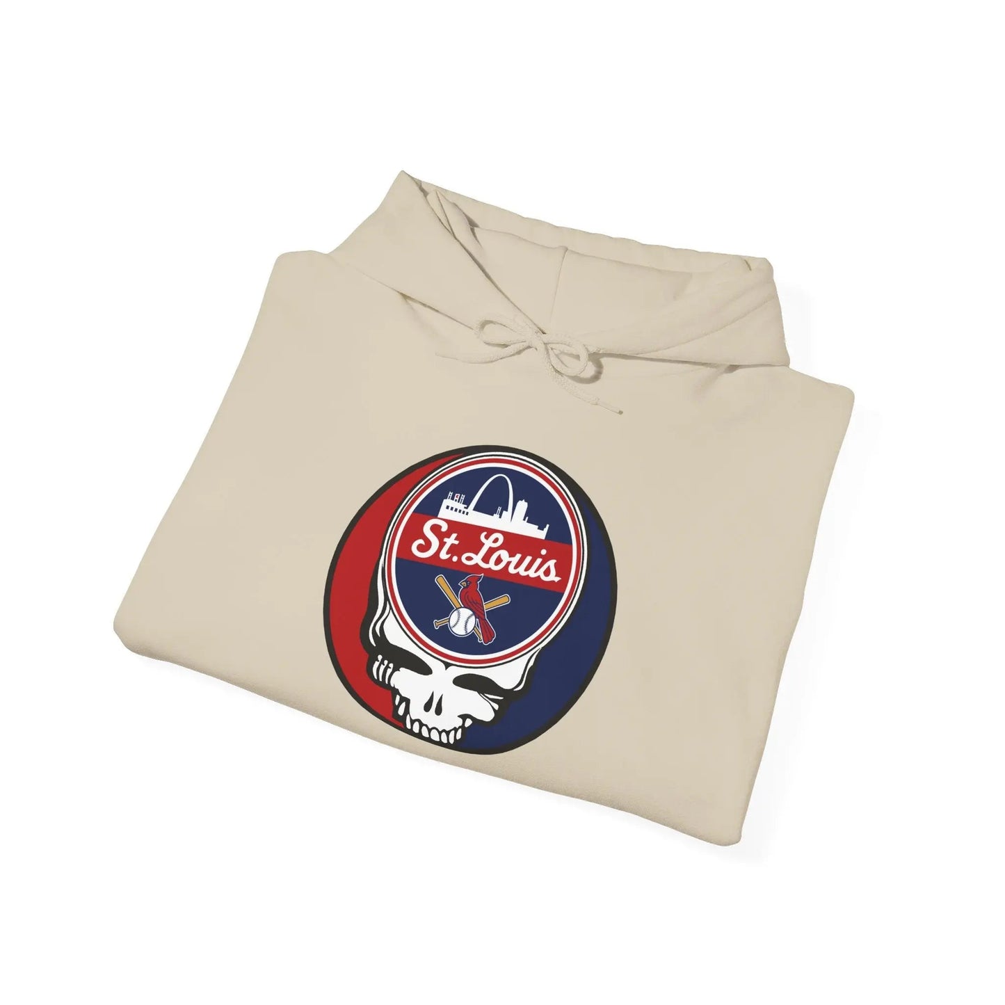 St. Louis Cardinals Original Stealie Grateful Dead Hoodie