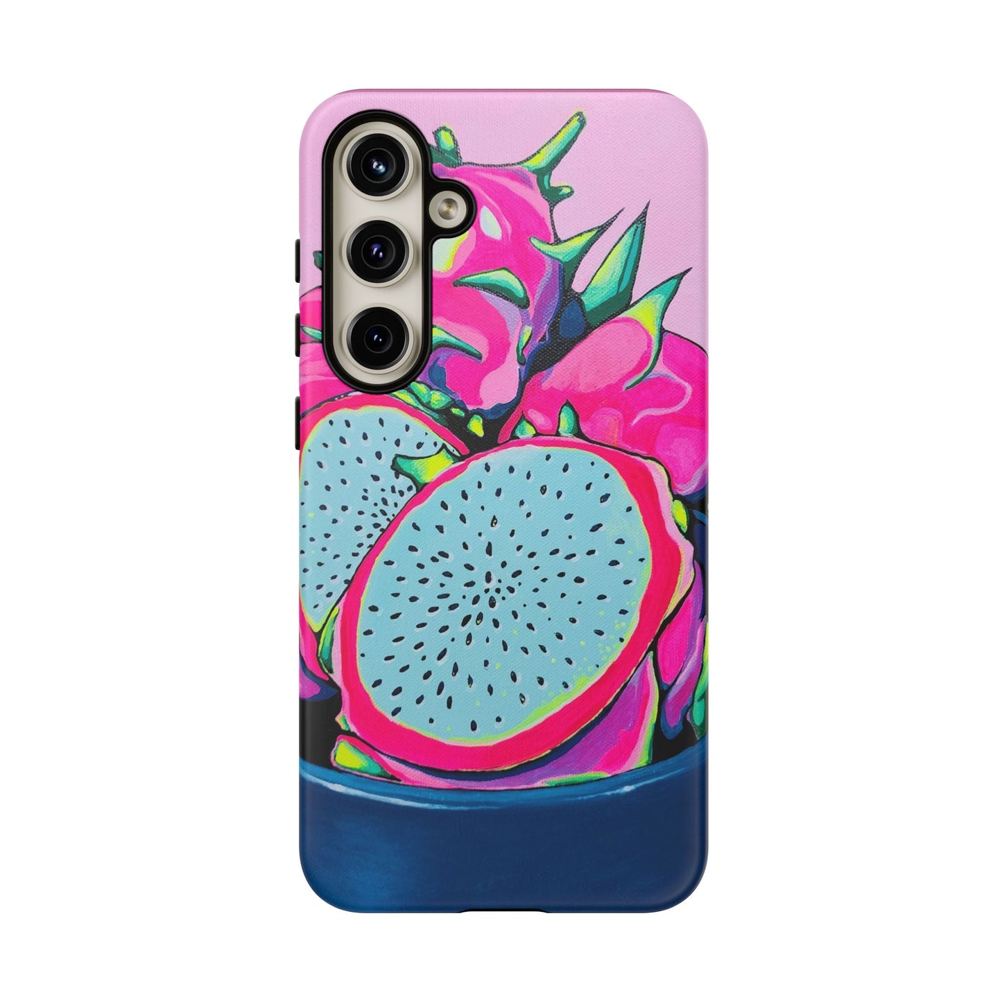 Neon Pink Dragon Fruit Tough Phone Case