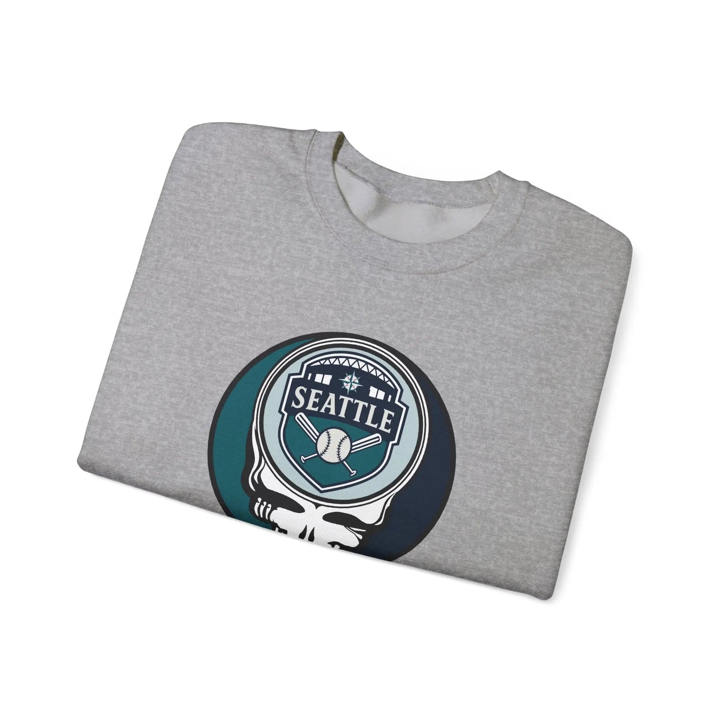 Seattle Mariners original Stealie Grateful Dead Crewneck Grateful Dead Sweatshirt