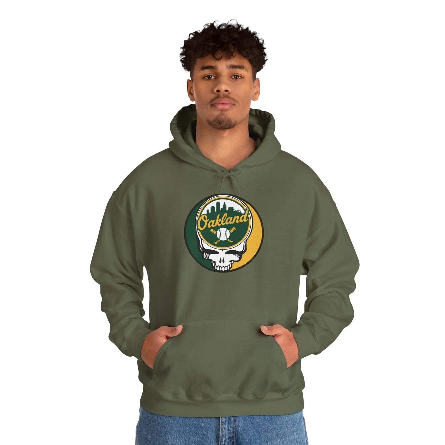 Oakland A's Original Stealie Grateful Dead Hoodie