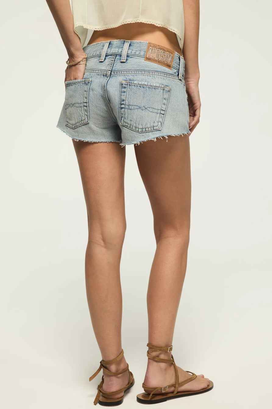 [161151-440] WOMENS LUCKY BRAND ULTRA LOW RISE ADDISON SHORT - LEGACY