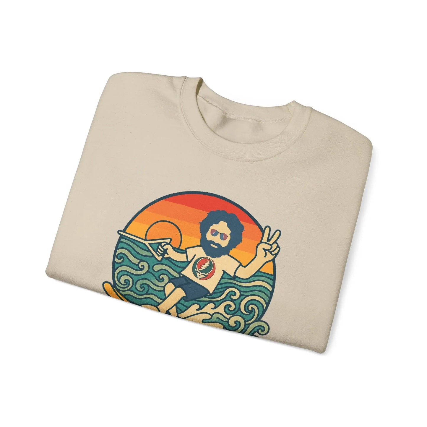 Waterskiin' Jerry Life is dead.® Crewneck
