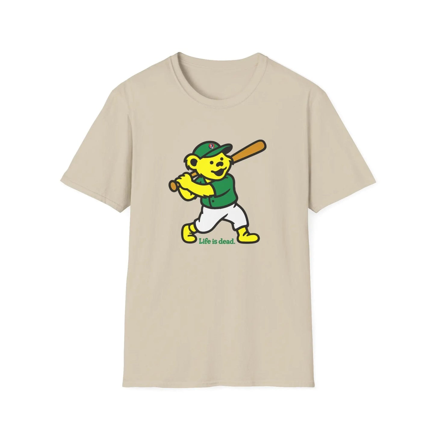 Baseball Edition Dancing Bear - Life is dead.® Grateful Dead T-Shirt