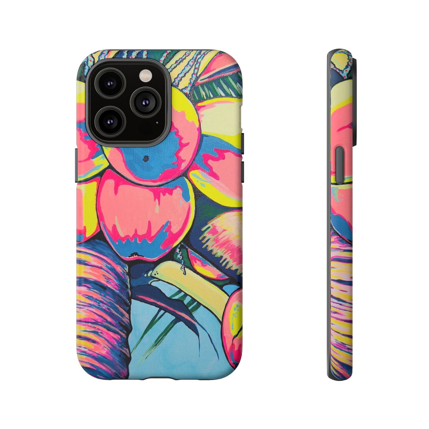 Neon Coconuts Tough Phone Case