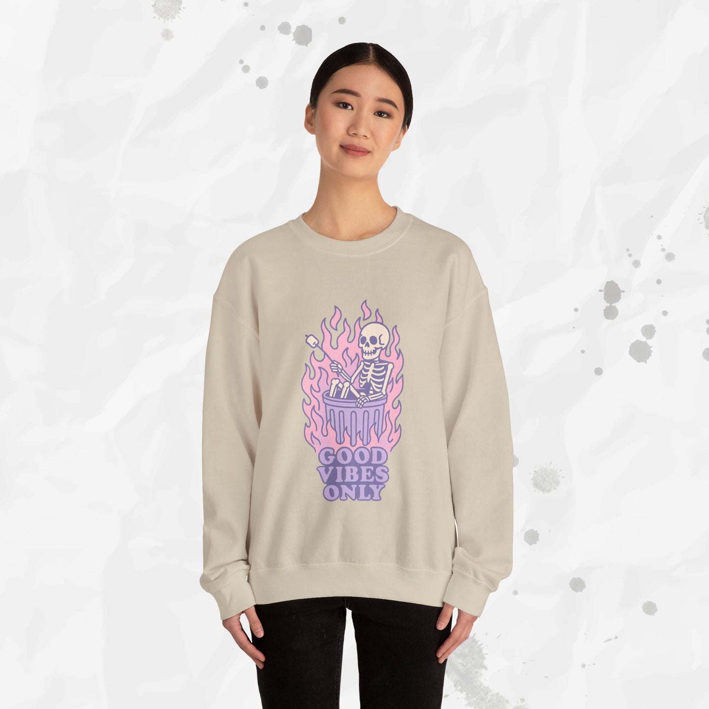 Good Vibes Only - Crewneck Sweatshirt
