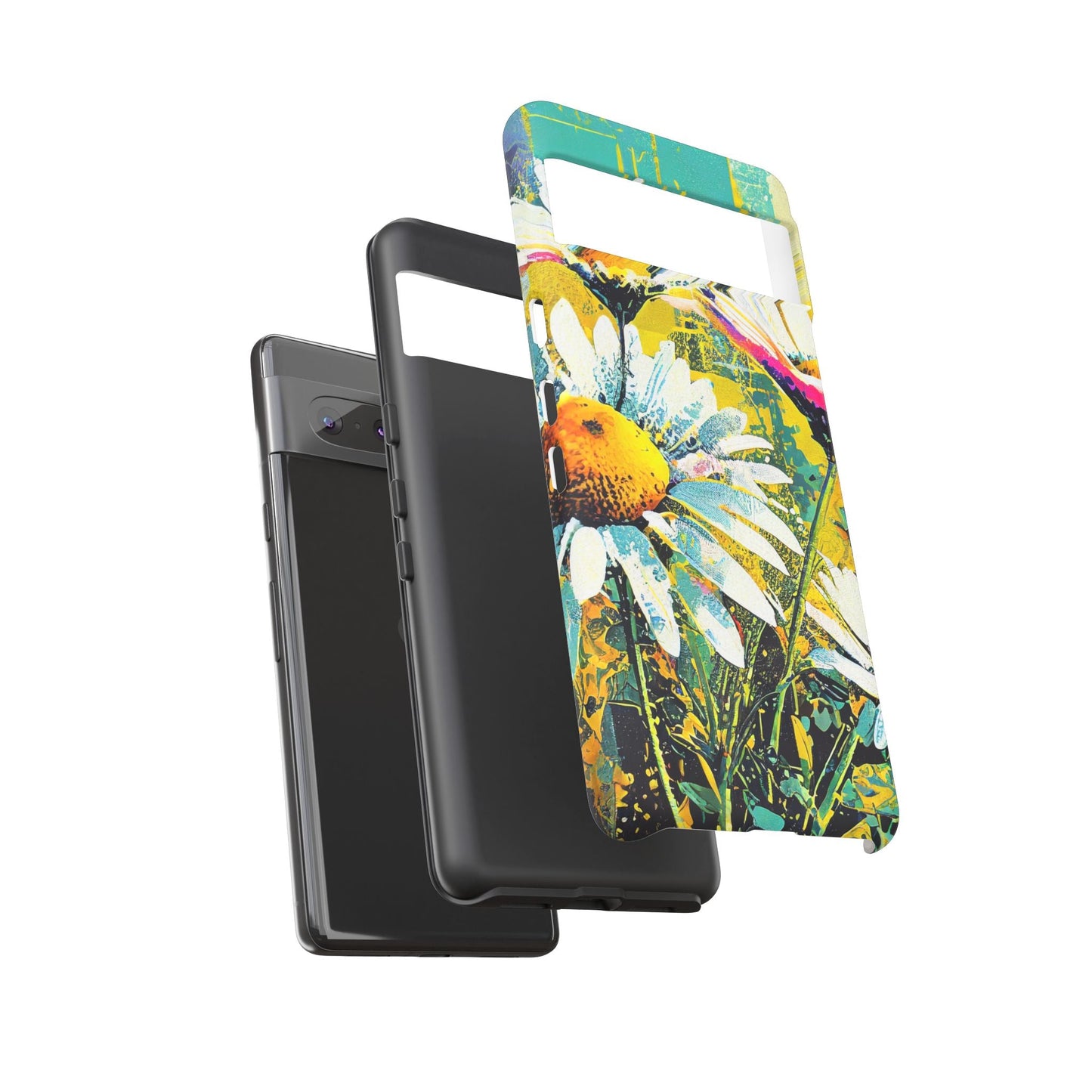 Colorful Daisy Floral Tough Phone Case