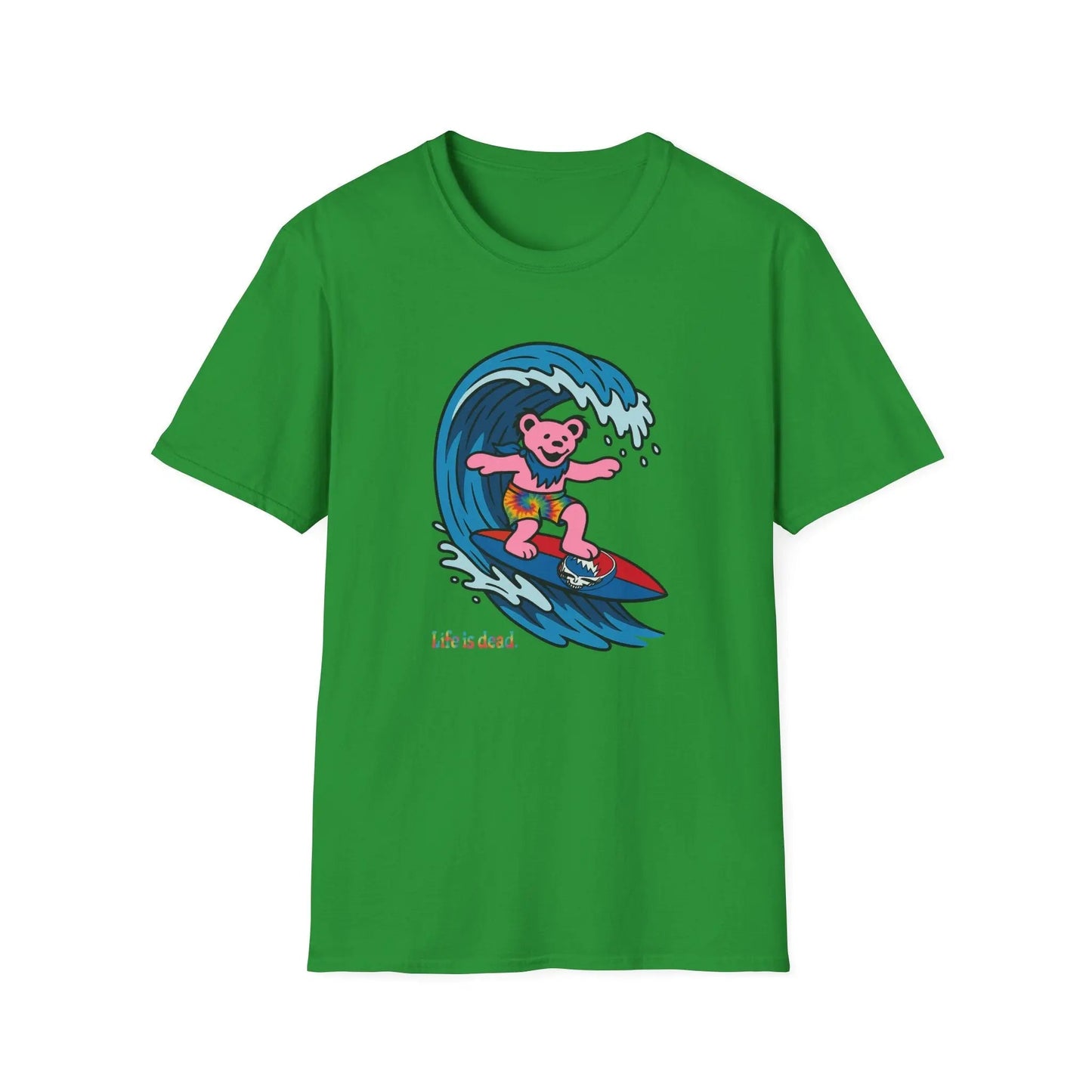 Surfin' Bear - Life is dead.® Grateful Dead T-Shirt