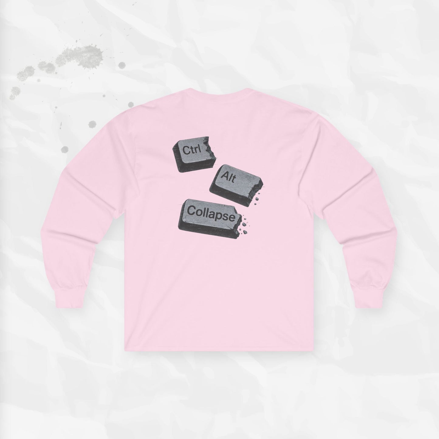 Ctrl Alt Collapse - Long Sleeve T-Shirt