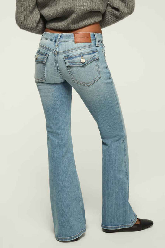 [162995-430] WOMENS LUCKY BRAND LOW RISE FLARE - PURITY WASH