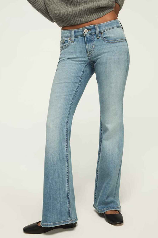 [162995-430] WOMENS LUCKY BRAND LOW RISE FLARE - PURITY WASH