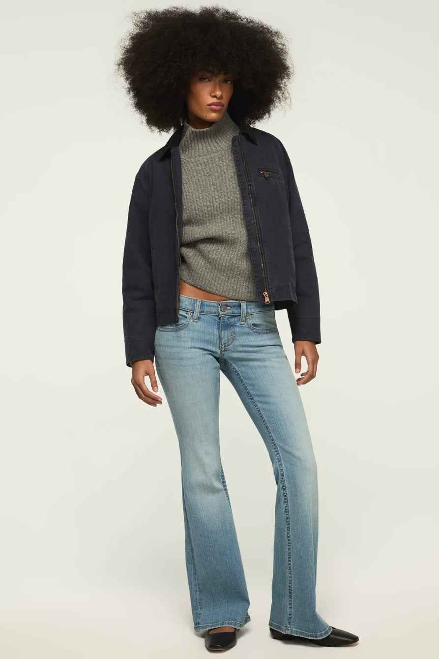 [162995-430] WOMENS LUCKY BRAND LOW RISE FLARE - PURITY WASH