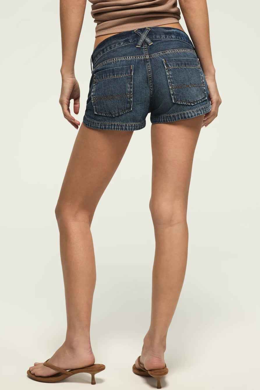 [163345-410] WOMENS LUCKY BRAND MICRO MINI SHORT - WASHED UP