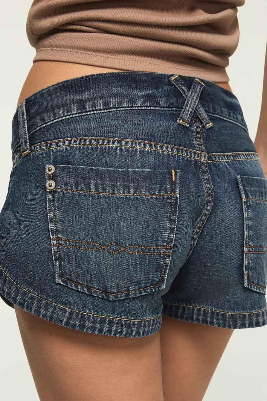 [163345-410] WOMENS LUCKY BRAND MICRO MINI SHORT - WASHED UP