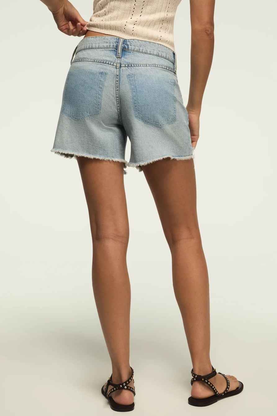 [163400-440] WOMENS LUCKY BRAND BAGGY 5" SHORT - FEELIN' PEACHY WASH