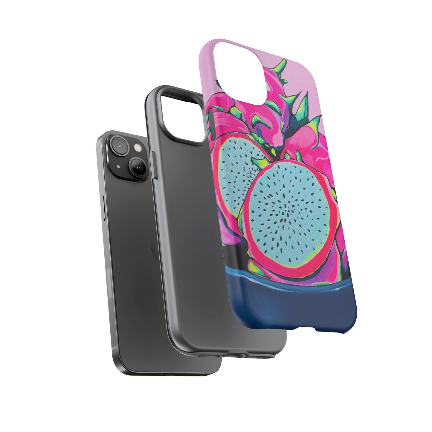 Neon Pink Dragon Fruit Tough Phone Case