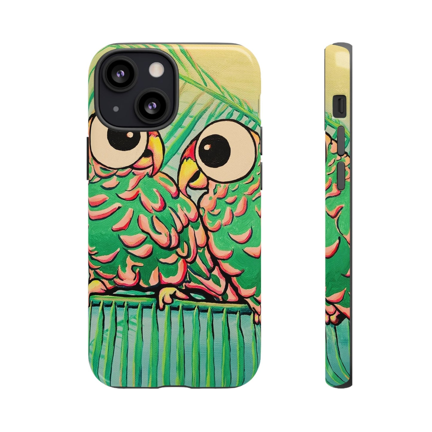 Chatty Cyclops Parrots Tough Phone Case
