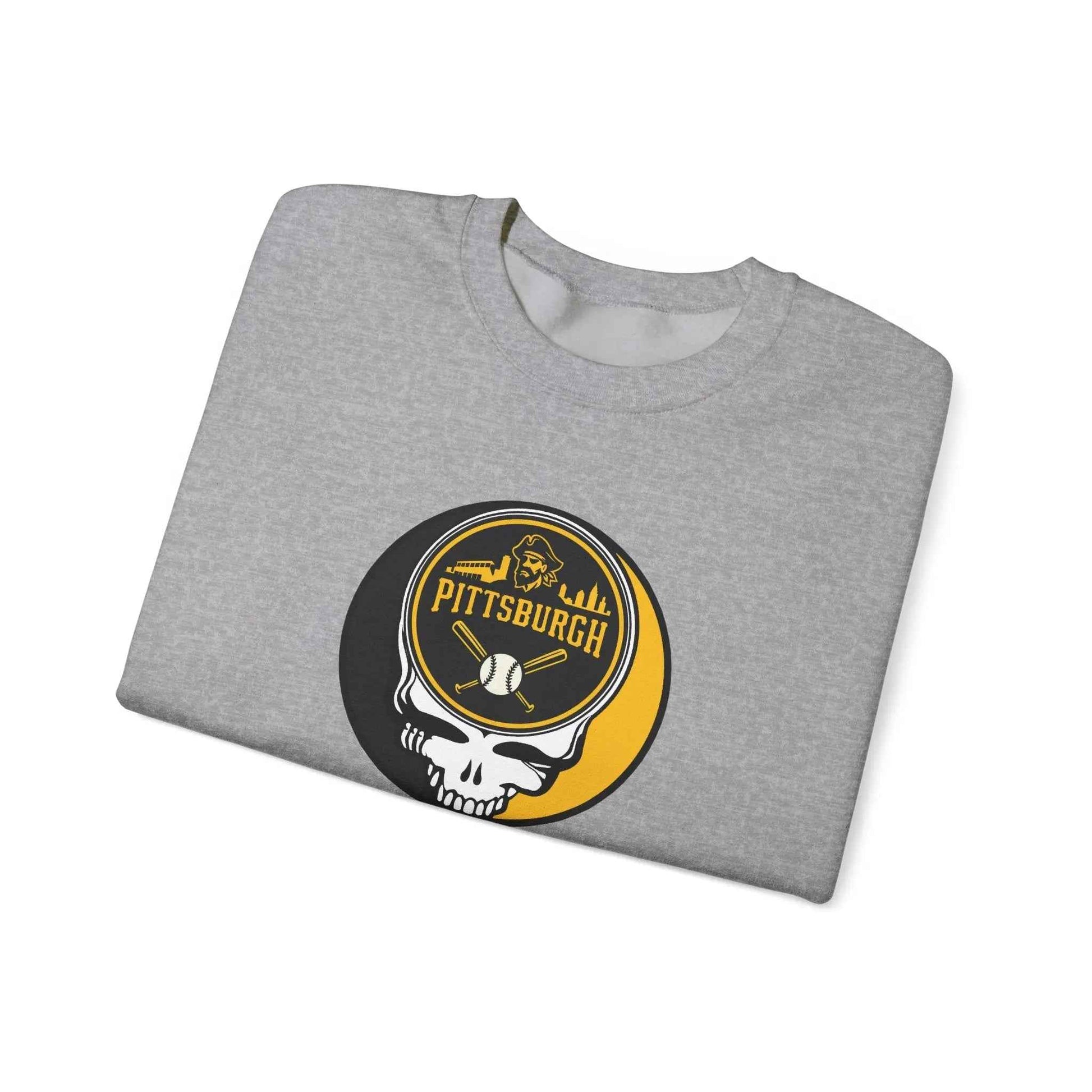 Pittsburgh Pirates Original Stealie Grateful Dead Crewneck Grateful Dead Sweatshirt