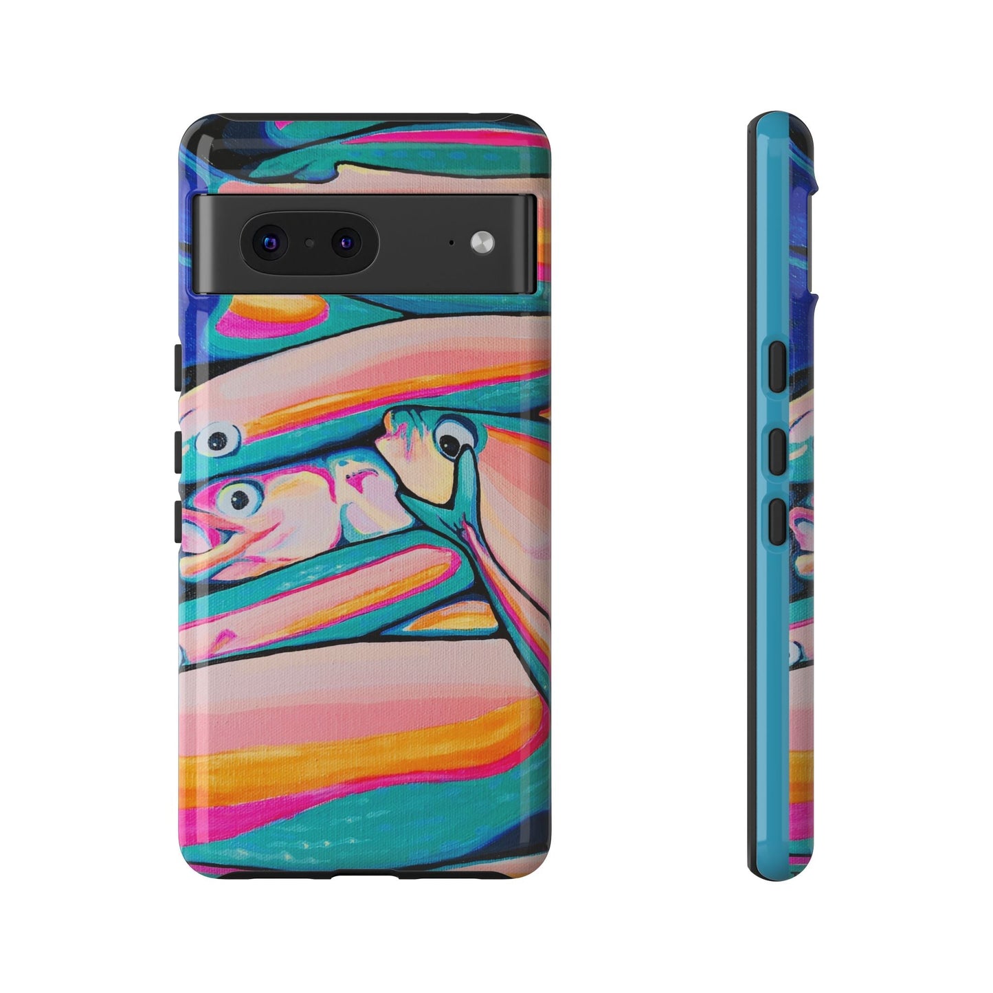 Neon Fish Tough Phone Case