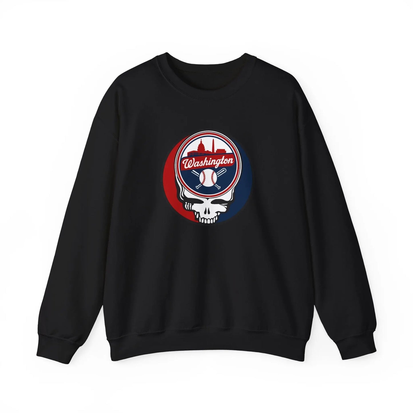 Washington Nationals Original Stealie Grateful Dead Crewneck Grateful Dead Sweatshirt