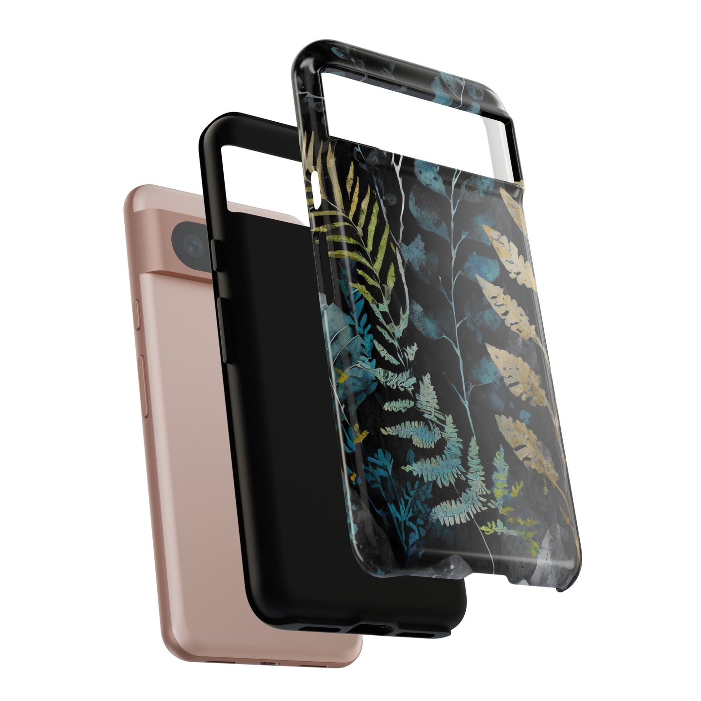 Dark Floral Tough Phone Case