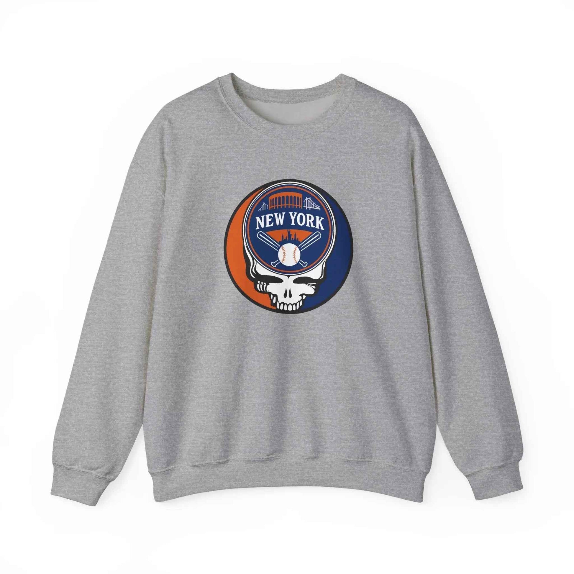 New York Mets Original Stealie Grateful Dead Crewneck Grateful Dead Sweatshirt