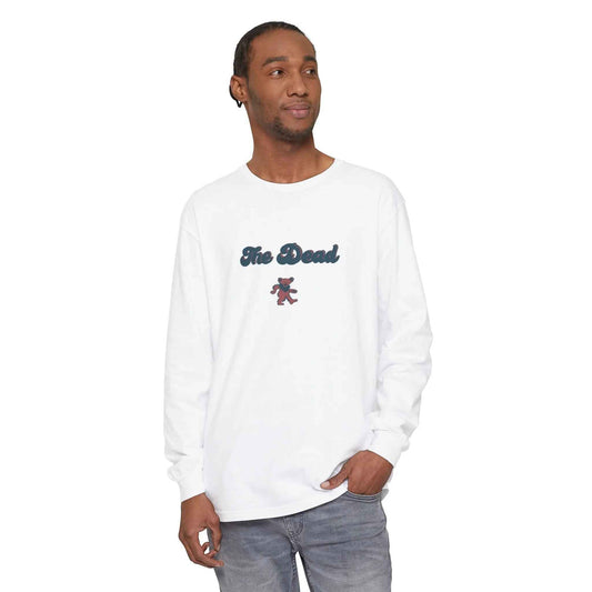 The Dead Dancing Bear Garment-Dyed Long Sleeve T-Shirt