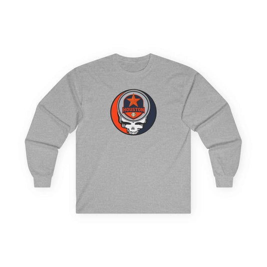 Houston Astros Original Stealie Long Sleeve T-Shirt