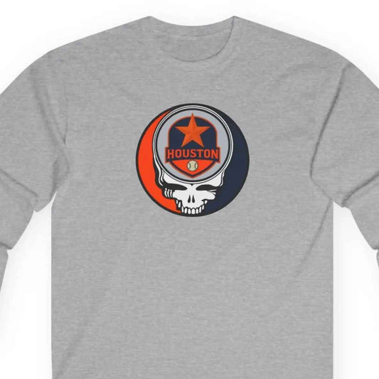 Houston Astros Original Stealie Long Sleeve T-Shirt