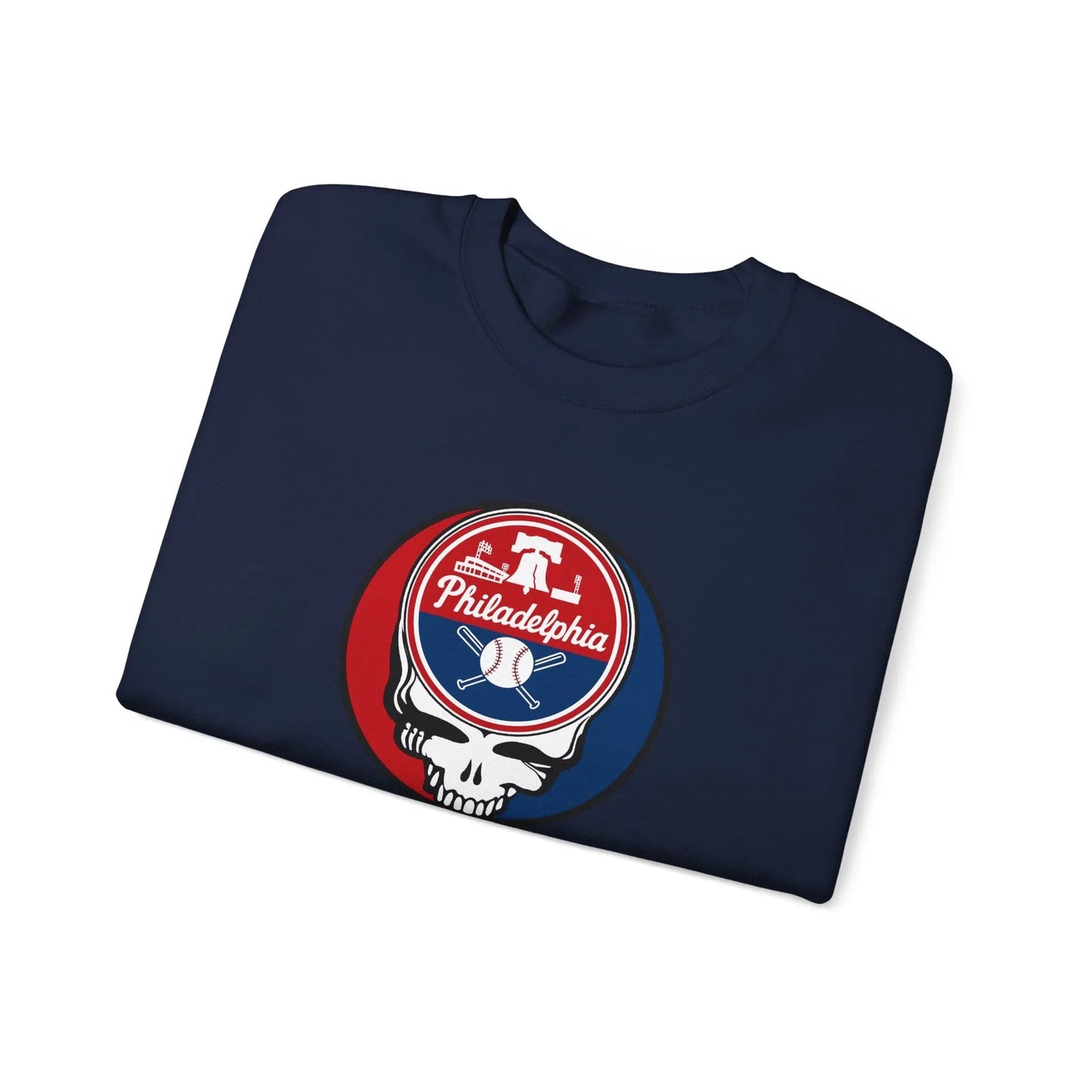 Philadelphia Phillies Original Stealie Grateful Dead Crewneck Grateful Dead Sweatshirt