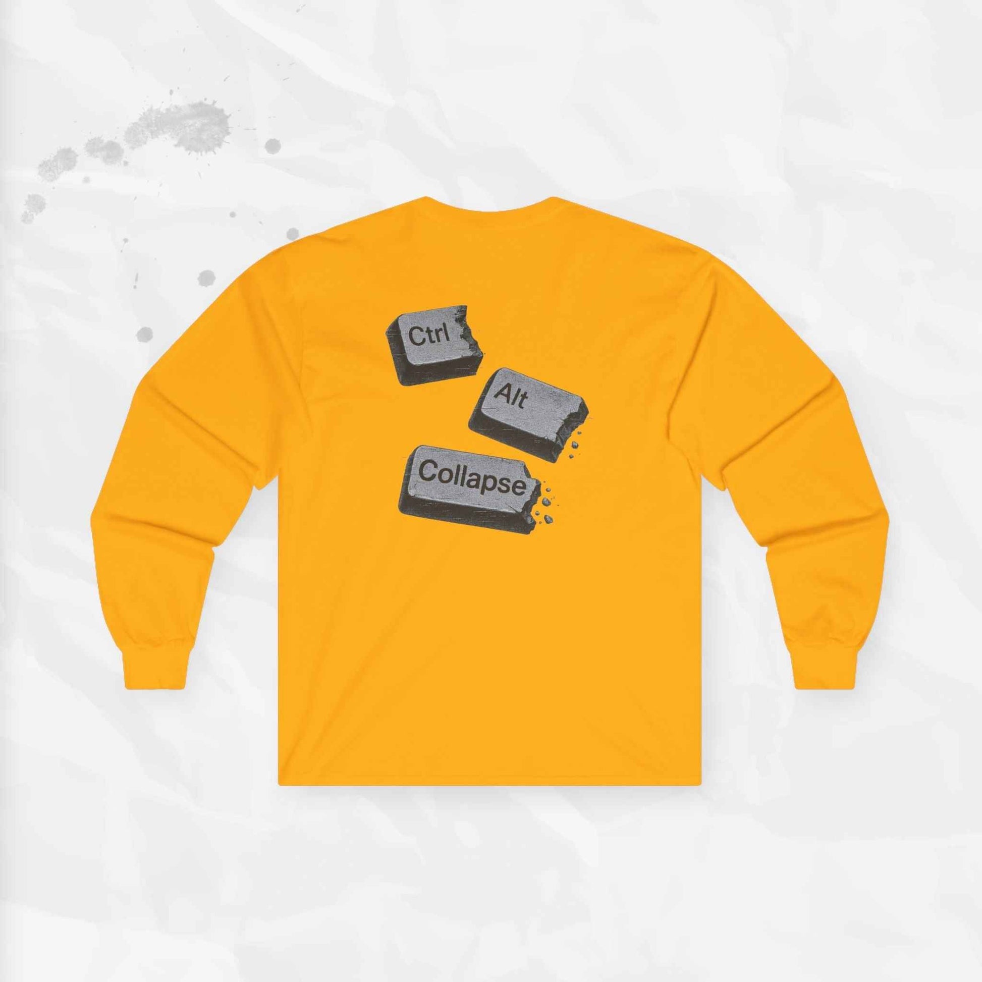 Ctrl Alt Collapse - Long Sleeve T-Shirt