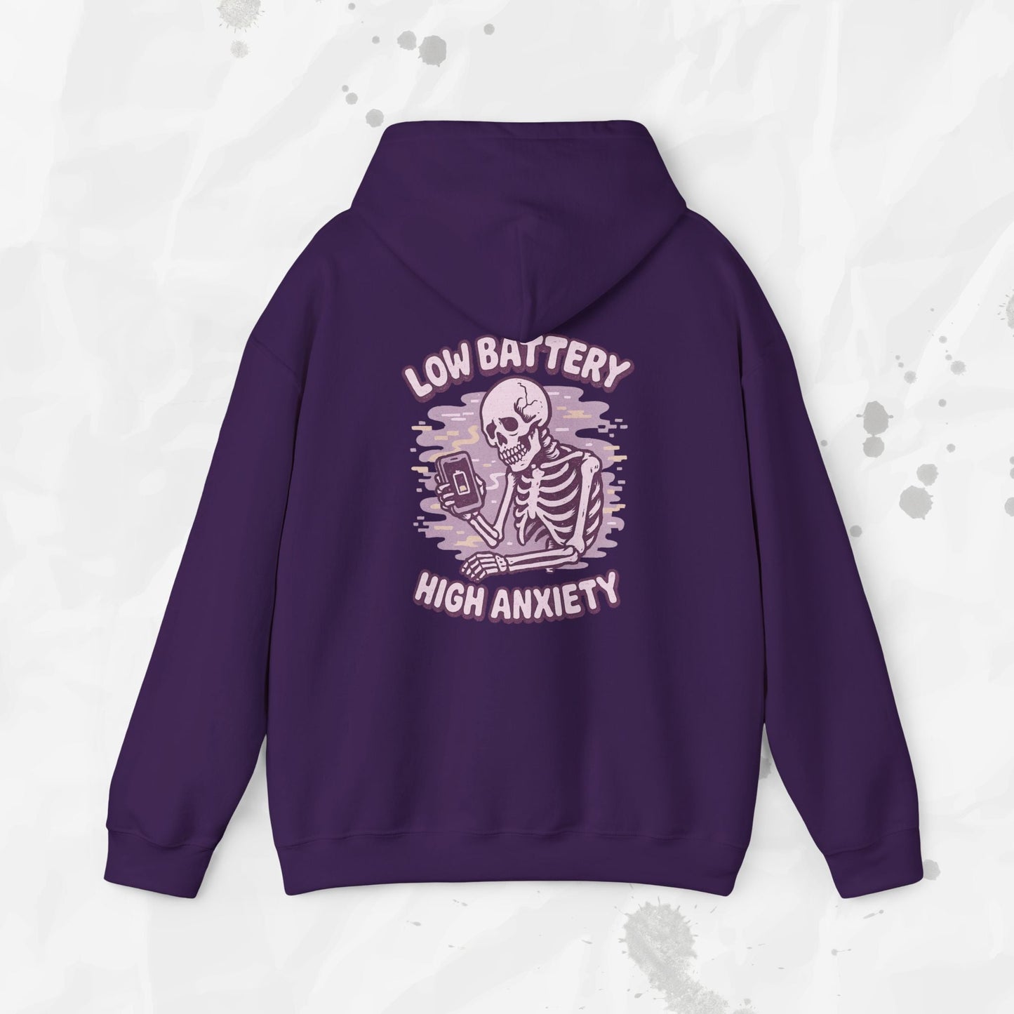 Low Battery, High Anxiety - Hoodie