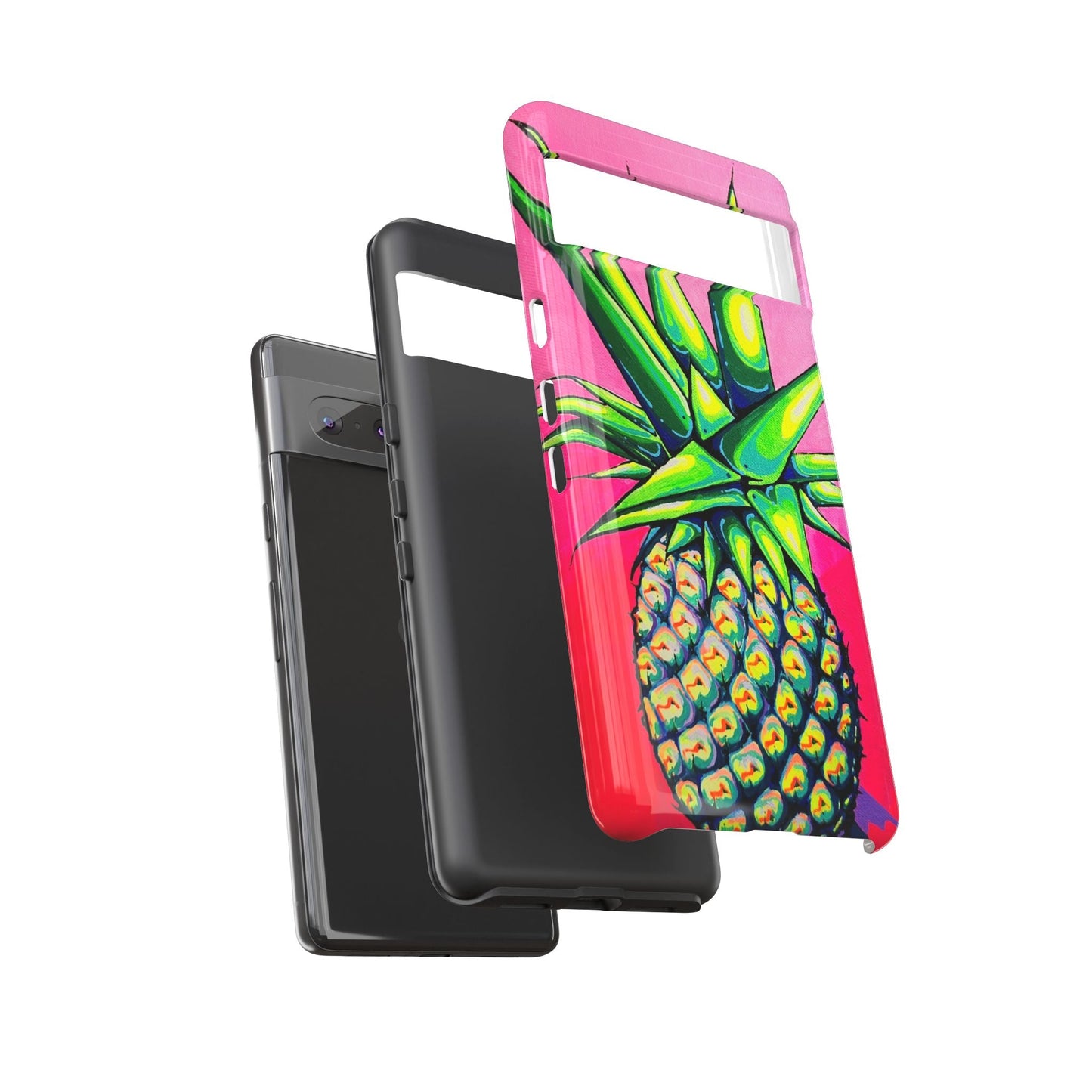 Neon Pineapple Tough Phone Case