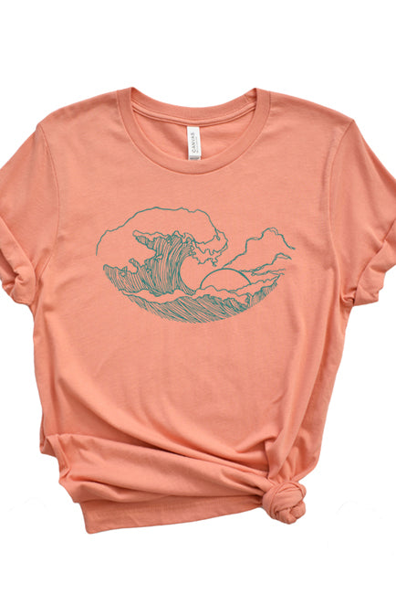 Waves at Sunset 1709