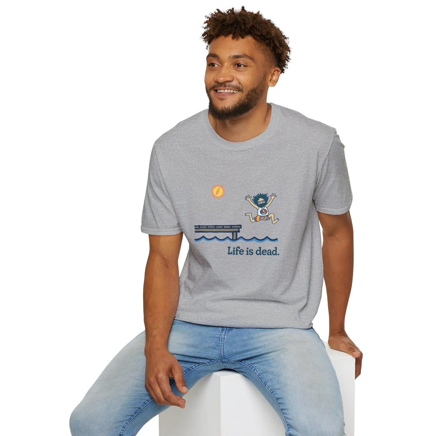 Life is dead.® Jerry's Playin' At the Lake Grateful Dead T-Shirt