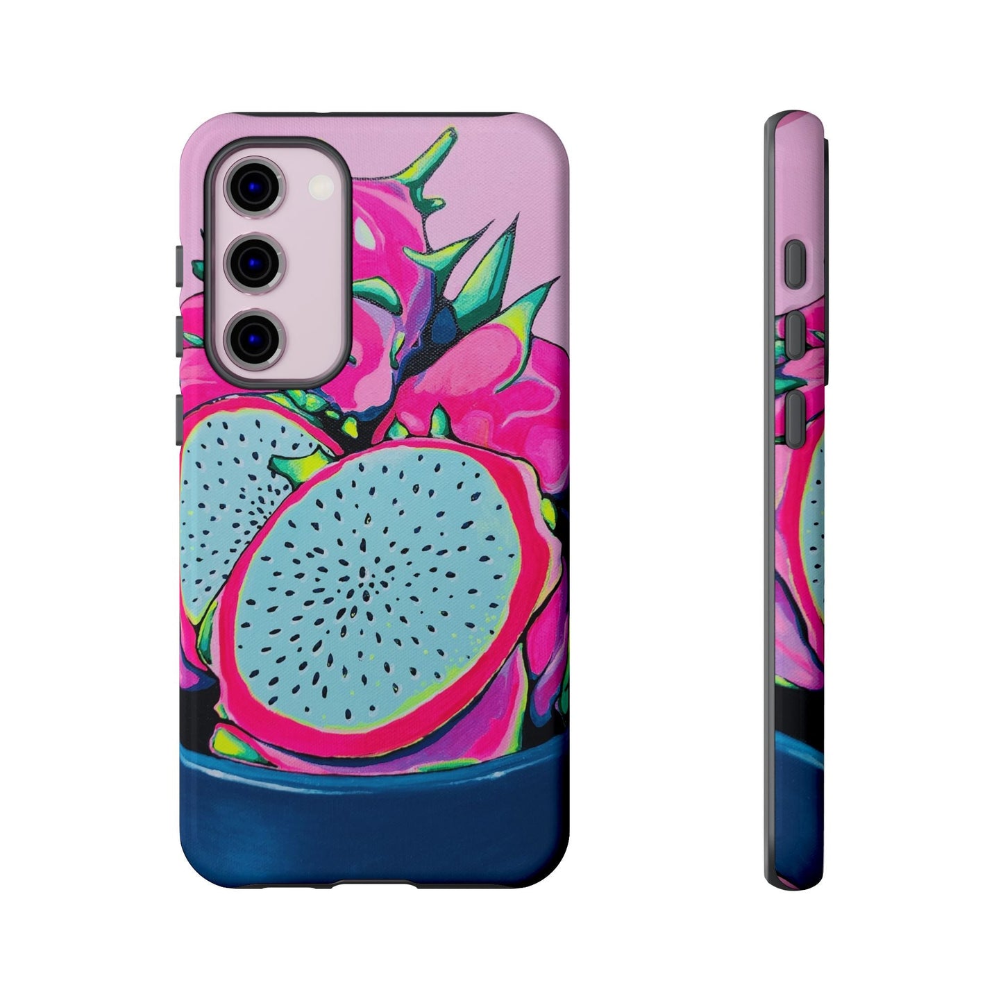 Neon Pink Dragon Fruit Tough Phone Case