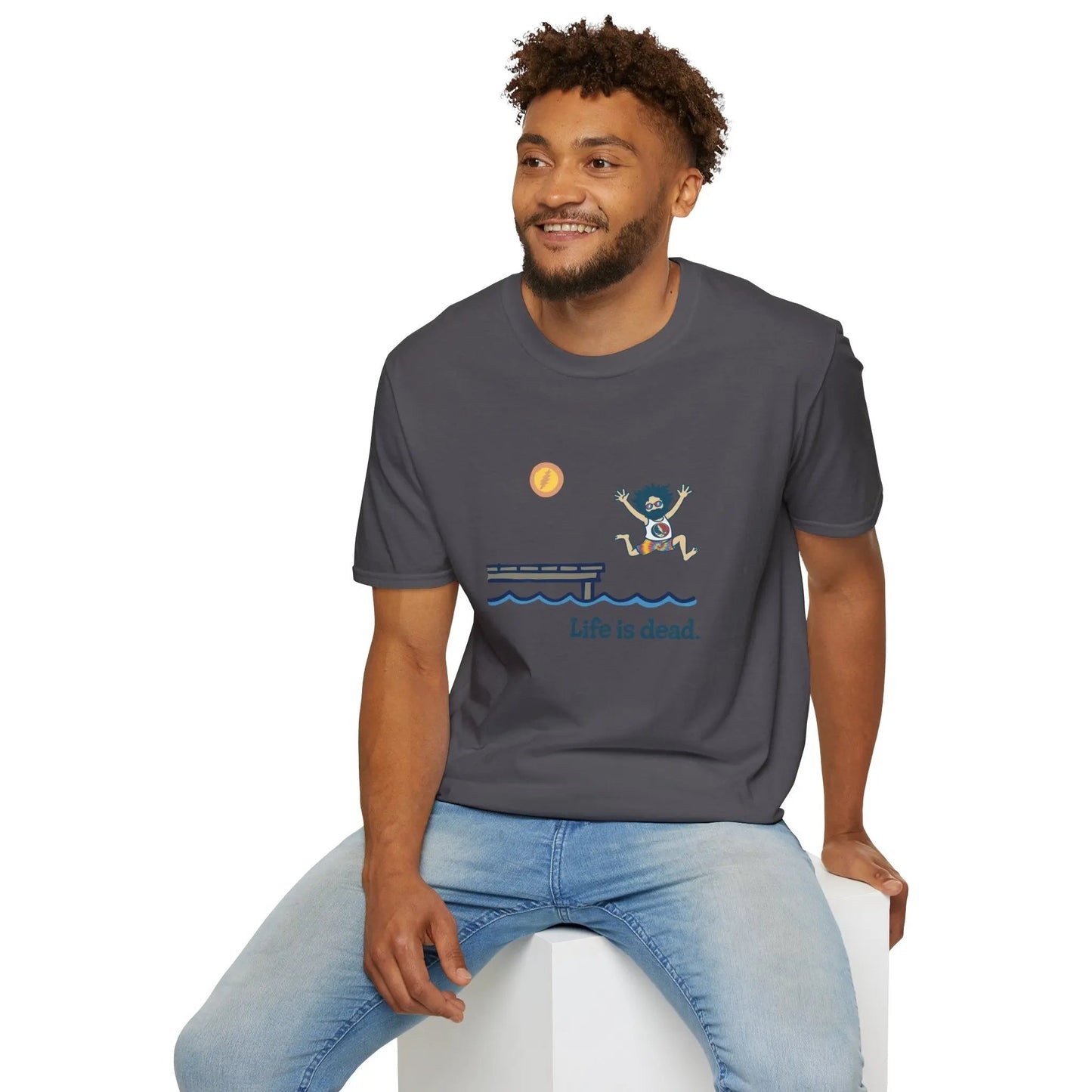 Life is dead.® Jerry's Playin' At the Lake Grateful Dead T-Shirt
