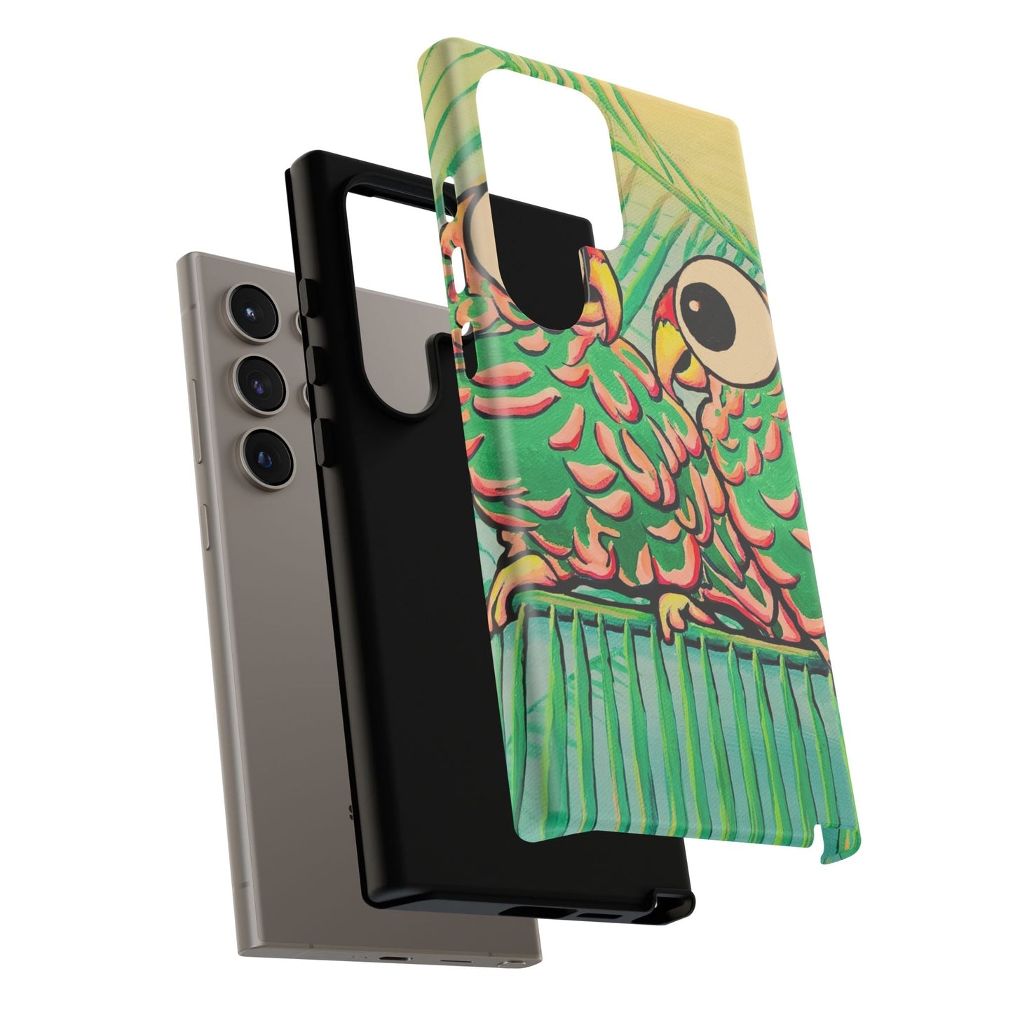 Chatty Cyclops Parrots Tough Phone Case