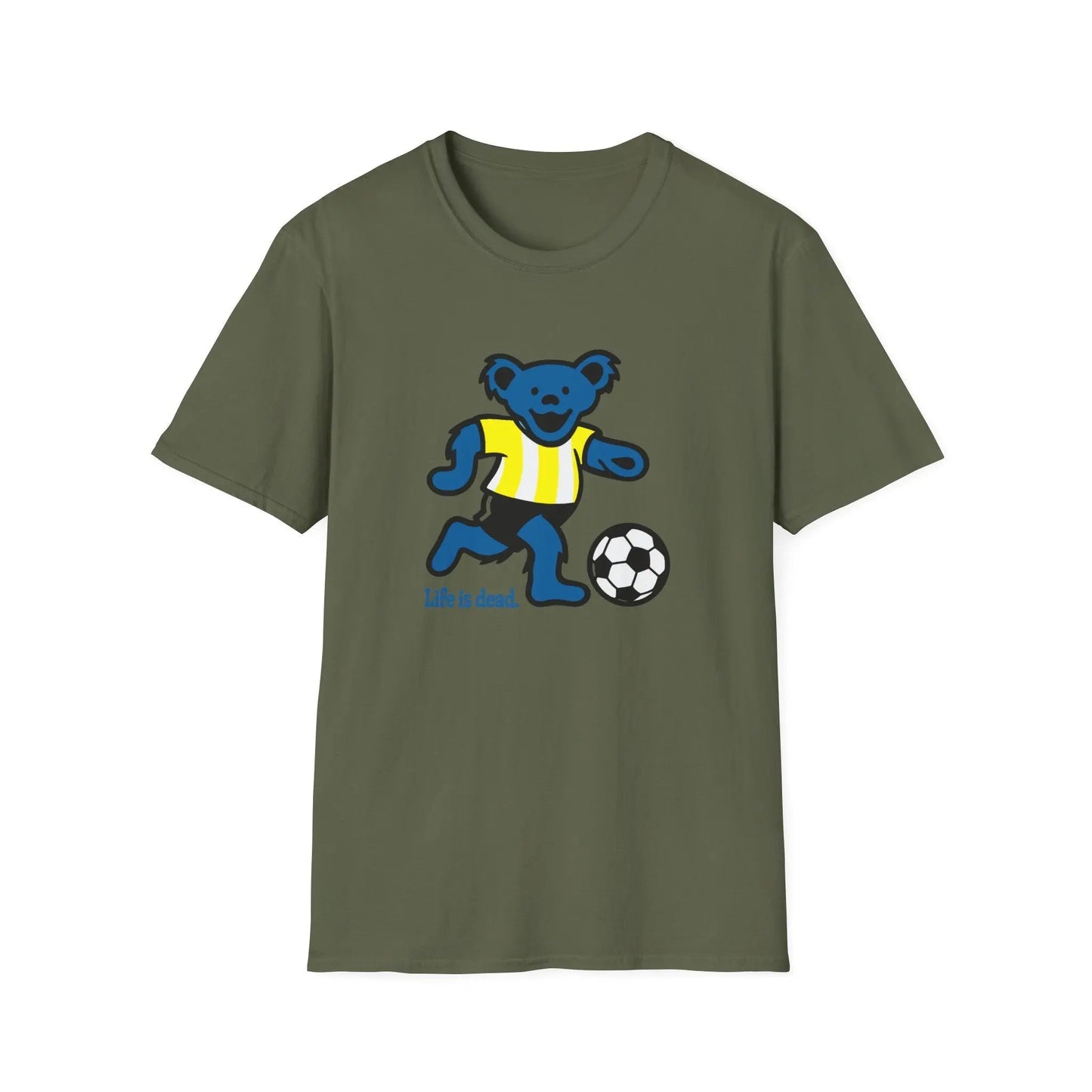 Futbol Bear - Life is dead.® Grateful Dead T-Shirt