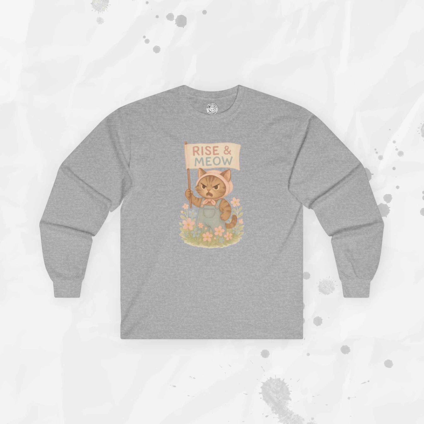 Rise & Meow - Long Sleeve T-Shirt
