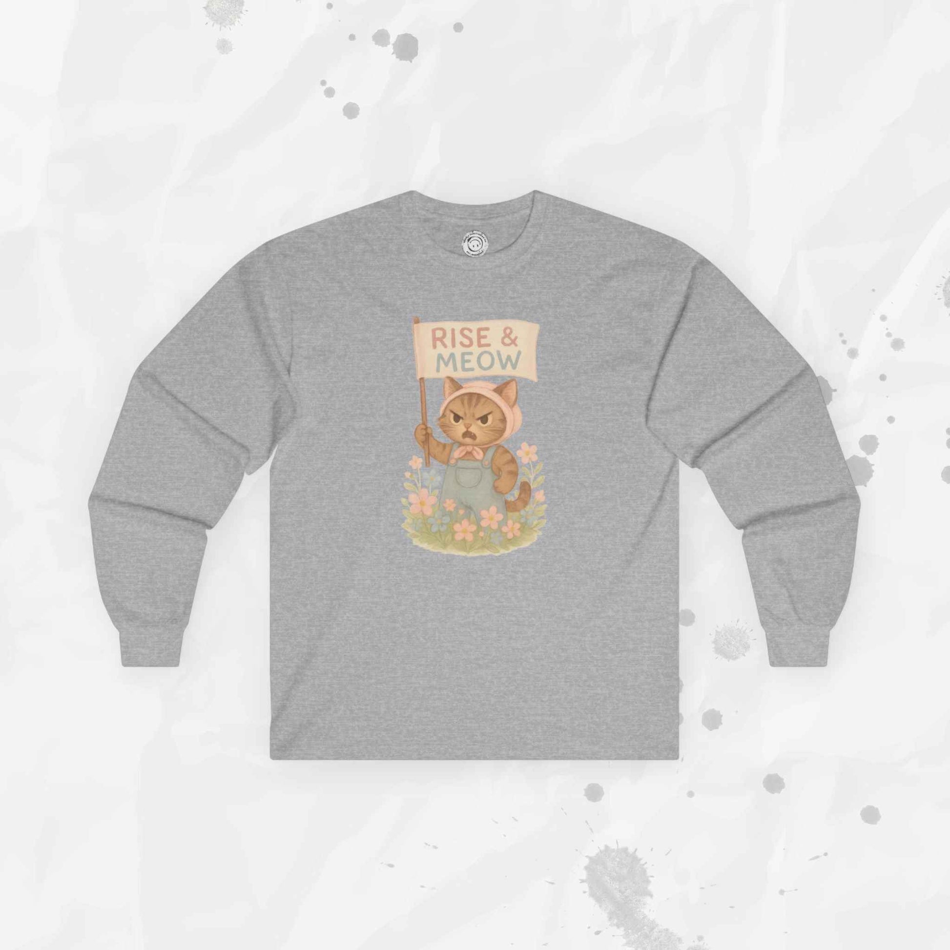 Rise & Meow - Long Sleeve T-Shirt