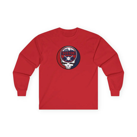 Boston Red Sox Original Stealie Long Sleeve Long Sleeve T-Shirt